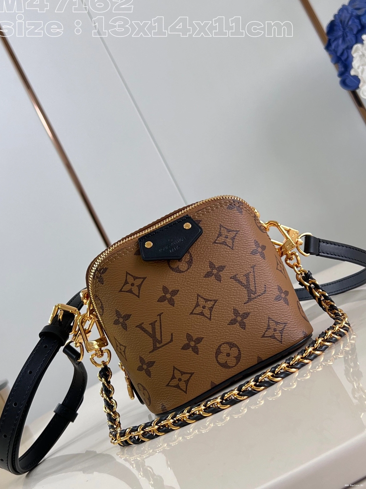 Aaa replica ru VUITTON In Just Case-13*14*11.5CM LOUIS 0809